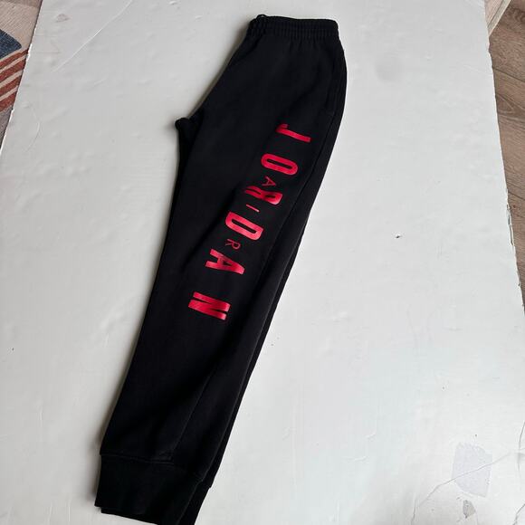 Jordan Black and Red Logo Athletic Jogger - Medium - Picture 5 of 6